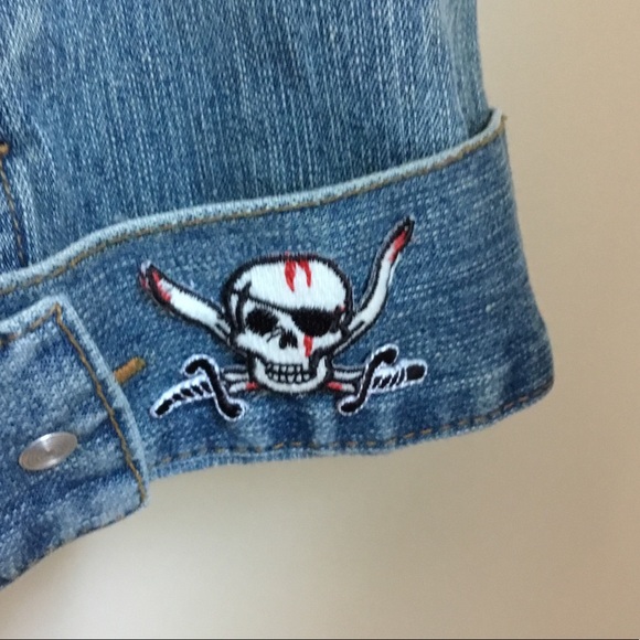 Vintage Destiny Jeans Upcycled Cropped Jean Jacket - Picture 13 of 15